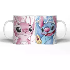 Plantillas Para Sublimar Taza Stitch Amor Pareja Dra