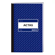 Libro De Actas Auca 50 Hojas