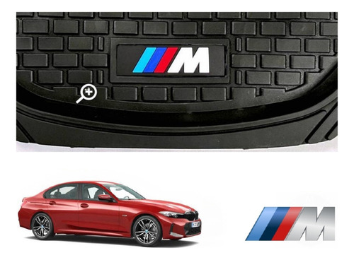 Tapetes 3d Logo Bmw + Cubre Volante M3 2019 A 2022 2023 Foto 7