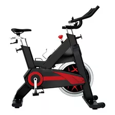 Bicicleta Estática Sdmed 1009h Para Spinning Color Negro Y Rojo