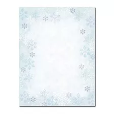 Papelería - 80 Blue Flakes Letterhead Sheets