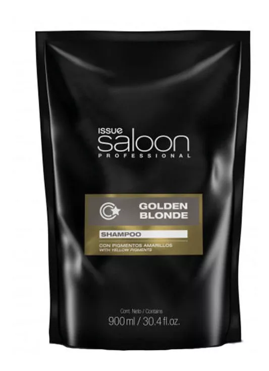 Shampoo Issue Saloon Golden Blonde Pigmento Amarillo X900ml