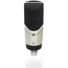 Sennheiser Mk 4 Microfone Condensador Cardióide Cor Preto/prata