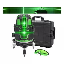Nível Laser Verde Giratório 2 Linhas Verde Profissional 360
