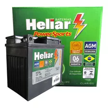 Bateria Heliar Htz6l 5ah Cg 160xrecb300cg150