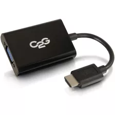 C2g Vga A Hdmi, Adaptador Hdmi, Adaptador De Audio Estere...