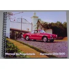 Manual Do Proprietário Karmann Ghia 1971-72