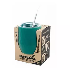 Mate Bombilla Yerba Infusión Tapa No Vuelca