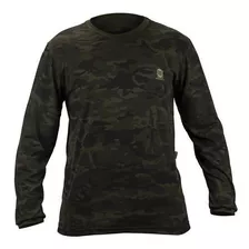 Camiseta Camuflada Manga Longa Pesca Caça Exercito Multicam