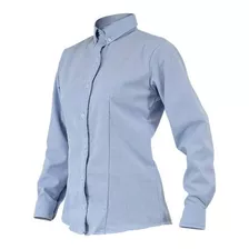 Camisa Oxford Manga Larga Dama