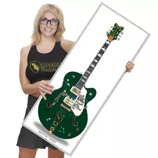 Quadro Da Guitarra Do Bono Vox (u2) - Gretsch Tam. Real