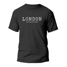 Camiseta Masculina London Camisa Básica Pronta Entrega