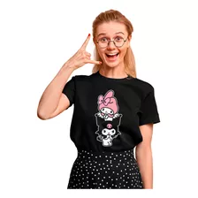 Playera Para Niños/dama Caballero Kuromi Para Regalar