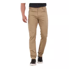 Calça Masculina Esporte Fino Brim Slim Com Elastano