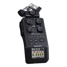 Grabador De Audio Profesional Zoom H6 All Black, 6 Canales, Color Negro