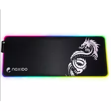 Mousepad Gamer Xxl Naxido Ndfx108 Negro Con Luces Rgb