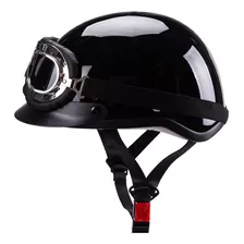 Capacete De Couro Sintético, Estilo Alemão, Rosto