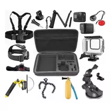 Kit Para Gopro Hero 12 11 Black Estanque Tripé Dome Película