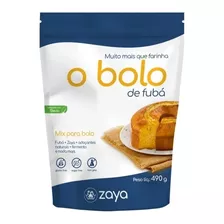 O Bolo De Fubá Zaya Flour - Sem Glúten E Sem Açúcar 490g