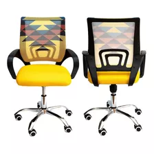 Silla De Escritorio Ergonómica Giratoria Cómoda Equipos Fut Color America