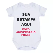 Body Infantil Personalizado Com O Seu Tema Aniversário Foto