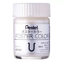 Tinta Guache Pentel Profissional - Prata N°91 Pearl Silver