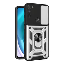 Funda Para Moto G71 5g Tapa Deslizante + Cristal Templado 9d