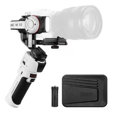 Estabilizador De Cardán Portátil Zhiyun Crane-m3 S Para Cámaras Blanco-negro