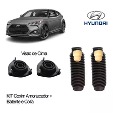 Kit Coxim Amortecedor + Batente E Coifa Veloster 2013 2014