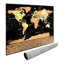 Redlemon Mapa Mundial Para Rascar Países Ciudades Banderas