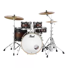 Bateria Pearl Decade Maple 5 Cuerpos B20 T10 T12 Tf14 R14x5 Dmp905p/c 260 Satin Brown Color Sunburst