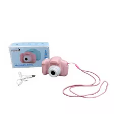 Câmera Filmadora Digital Mini Infantil Rosa Fotografa Filma