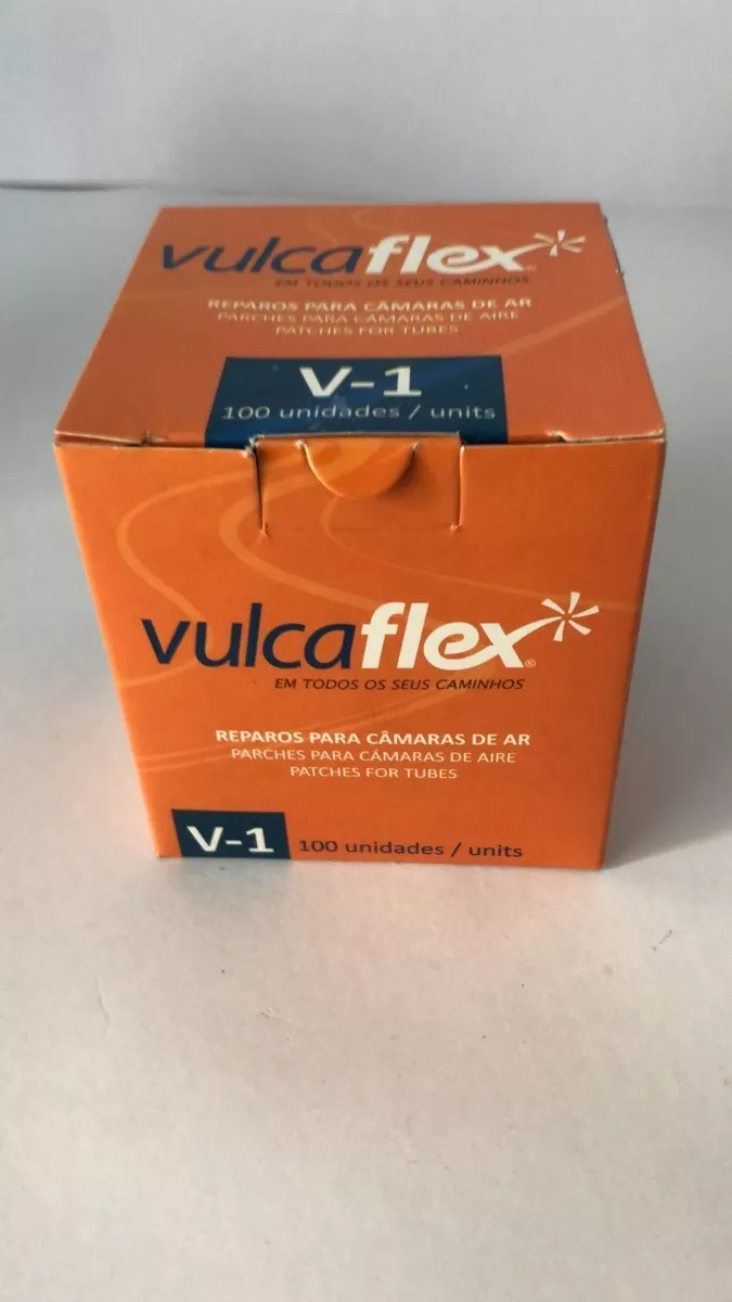 Vulcaflex V1 - Remendo A Frio 40mm Cx -100un