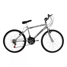 Bicicleta Aro 24 Pro Tork Ultra Bike Freio V Break Cinza