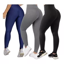 Calça Legging Feminina Cintura Alta Academia E Ginástica