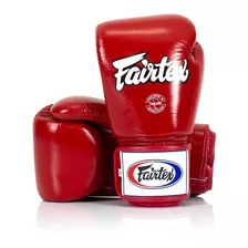 Luva Fairtex De Boxe E Muay Thai Couro Vermelho