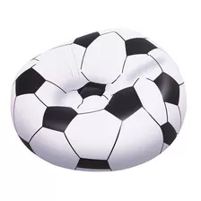 Silla Pelota De Futbol Bestway Color Blanco