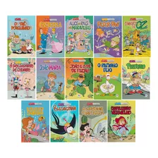 Gibi Contos Clássicos Contos De Fadas Princesas Kit 14 Vols 