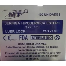 Jeringa Hipodermica Esteril 3cc 3ml