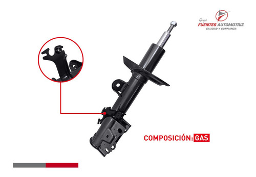 Amortiguador Susp Gas Delant Cop Toyota Hiace 2.8 2020-2022 Foto 2