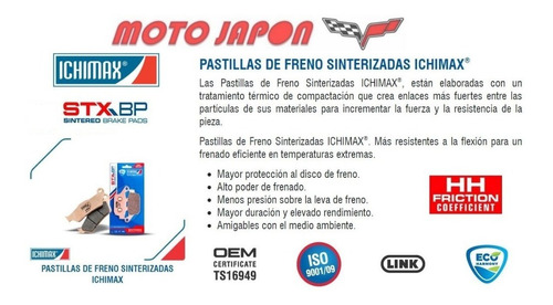 Pastillas Freno Delantera Y Trasera Honda Cbr250 R  Sin Abs Foto 4