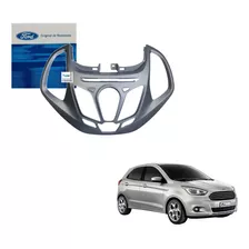 Moldura Painel Radio Prata C/ Sync Ford Ka Original