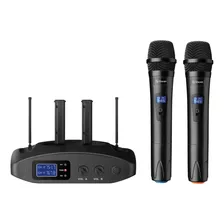 Sistema Profesional De 2 Micrófonos Inalámbricos |wr-810 Uhf