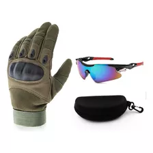 Guantes Antideslizantes Del Ejército Gafas Tácticas Uv400