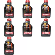 Kit C/7 Motul 5w40 Sn Sintético 8100 X-cess 1l