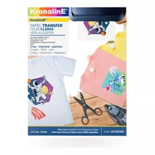 Papel Transfer Inkjet P/camisetas Claras 10hj Kronaline