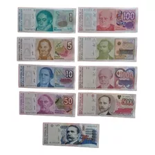 Billetes De Argentina. Austral. 9 Unidades.