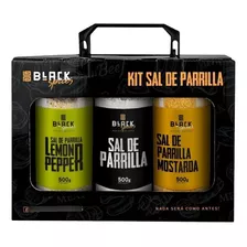 Kit 3 Sais De Parrilla - Lemon Pepper/tradicional/mostarda
