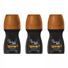 Desodorante Roll-on Skala 60ml Masculino Urban - Kit C/3un