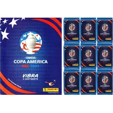 Álbum Copa América Usa 2024 + 50 Figurinhas (10 Envelopes)